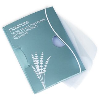                       Basicare Natural Lavender Facial Oil Blotting Paper 100 Sheets                                              