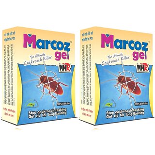 Marcoz Gel Ultimate cockroach killer gel for home Kitchen Safe, Odourless, Fast and Convenient Powerfull 10g Pack of 2