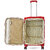 Timus Salsa Plus 78 cm with Soft Spinner Wheels, Large Cabin Size Travel Luggage with TSA Lock Red