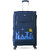 Timus Salsa Plus 78 cm with Soft Spinner Wheels, Large Cabin Size Travel Luggage with TSA Lock Navy Blue