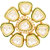 Jewellity Golden Kundan Ring for Women RK-5201