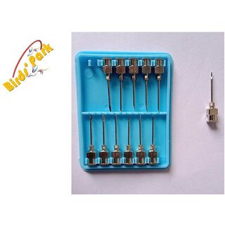                       Hypodermic Needle Reusable Size18Gx3/4-12pcs-Good for Veterinarian for poultry Birds' Park                                              