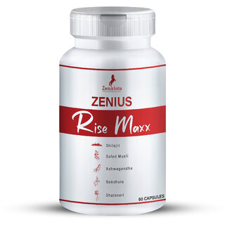                       Zenius Rise Maxx Capsules for Immunity and Stamina Booster Capsule                                              