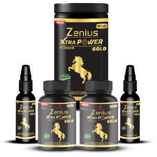                      Zenius Xtra Power Gold Kit for ual Health Supplements                                              