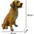 Homeberry Resin Cute Dog Showpiece for Garden and Home Decor ,Study and office Table Decorative Showpiece  -  19 cm (Resin, Multicolor)