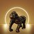 Homeberry Gorilla Statue for Animal Lover Beautifully Gift Item, Home and Office Decorative Showpiece  -  22 cm (Resin, Multicolor)