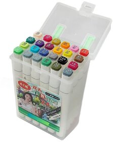 Double Tipped Alcohol Markers, Art Marker Set for Kids, Adults Coloring Illustration, Great Value Pack for Students' Art