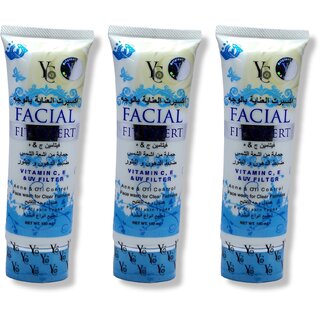                       Yc Facial Fit Expert for acne and oil control face wash 100ml (Pack of 3)                                              