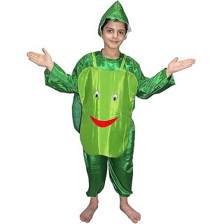                       Kaku Fancy Dresses Capsicum Vegetables Costume -Green, for Boys  Girls                                              