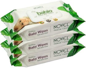 Novel baby wet wipes