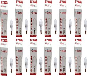 My Chetan 7 W Round 2 Pin Led Bulb (White, Pack Of 12)