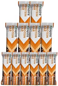 Fitspire Butter Scotch Caramel Energy Bar, 100 Vegan With 20.5 Gm Whey Blend Protein For Muscle Gain- Pack Of 12 (Each 20G)