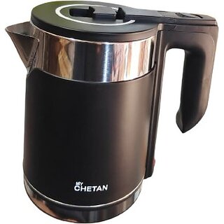                       Mychetan Electric Kettle With Keep Warm Function  Hot Water Kettle With Auto Shut-Off Electric Kettle (1.8 L, Black)                                              