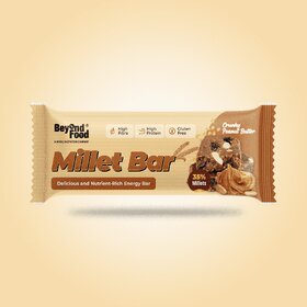 Beyond Food Millet Bar Peanut Butter 40gm (Pack of 6)