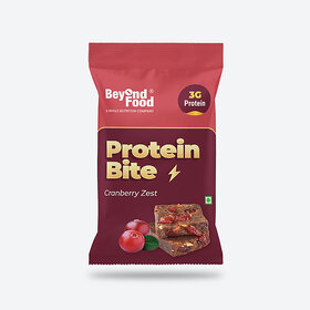 Beyond Food Protein Bites | Cranberry Zest  12gm (Pack of 20)