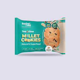 Beyond Food Millet Cookies - Crunchy Peanut Butter 30gm (Pack of 12)
