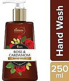 Botanics Rose  Cardamom Hand Wash - With Neem, Shea Butter, Keeps Fresh  Healthy, 250 ml