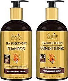 Spantra Sea Buckthorn Shampoo and Conditioner 300ml Each Paraben free Sulphate free
