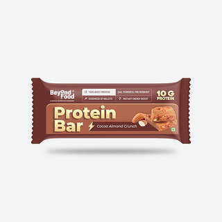 Beyond Food Protein Bars | Cocoa Almond 40gm (Pack of 6)