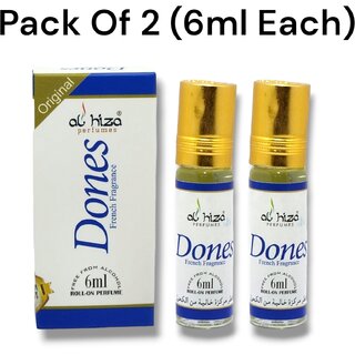                       Al hiza Dones perfumes Roll-on 6ml (Pack of 2)                                              