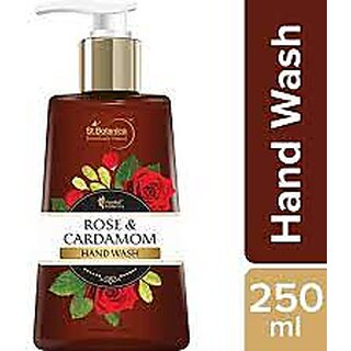 Botanics Rose  Cardamom Hand Wash - With Neem, Shea Butter, Keeps Fresh  Healthy, 250 ml