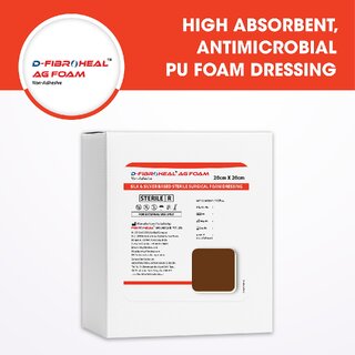 D- Fibroheal Ag Foam 10 x 10cm D- Fibroheal Ag Foam 10 x 10cm