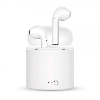                       i7s Tws Ear Buds Wireless Bluetooth Earphone True Wireless White Bluetooth Headset  (White, True Wireless)                                              