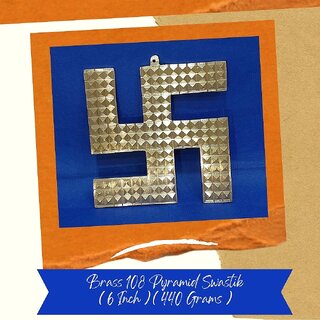                       VSP VASTU SAMADHAN - 10A Brass 108 Pyramid Swastik to Protects From Negativity  Vastu Dosh Nivaran                                              