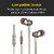 DIGIMATE Beats 2.0 In Ear Wired Earphone With Mic, 3.5 mm Audio Jack, 10 Mm Driver, Phone/Tablet Compatible (Silver, DGMGO5-008)