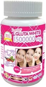 Supreme Gluta White 1500000 Pill Skin Whitening AntiAging 30Capsule