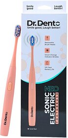 Dr. Dento Neo Series AAA Electric Toothbrush|Coral Red Electric Toothbrush