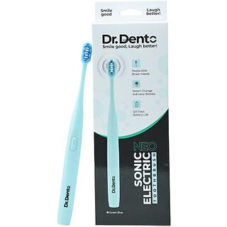 Dr. Dento Neo Series AAA Toothbrush |Soft Bristles | Ocean Blue Electric Toothbrush