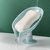 Soap Holder Soap Dishes Sponge Container With Suction Cup Leaf Shape Self Draining Soap Stand For Bathroom Kitchen Sink (Multicolor)(Pack Of 2).