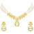 Jewellity Kundan and AD Designer Necklace With Earrings Set For Girls/Women NSK-5202