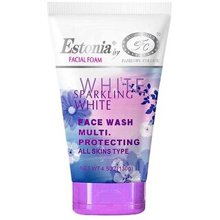 Sparkling White Multi Protecting Face Wash For Refreshed, Smooth and Healthy Skin, 130g