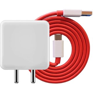                       Super Vooc 65W Flash Charger with Type C Fast Charging Cable                                              
