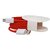super vooc Type C USB data Cable red (1mtr, pack of 2 )