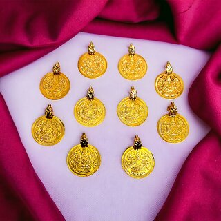                       Pack of 10 Lakshmi Coin Mangalsutra set                                              