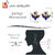 Lucky Jewellery Meenakari Gold Plated Blue Color Earring Combo Kundan Choker Necklace set (1010-J5SK-1816-B)