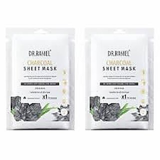                       Charcoal Face Sheet Mask With Serum For Women and Men  All Skin Types  Soft and Healthy Skin  Deep Cleansing  Oil Co                                              