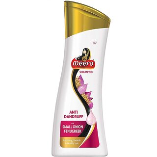                       Meera Anti Dandruff Shampoo With Small Onion Fenugreek 180ml                                              