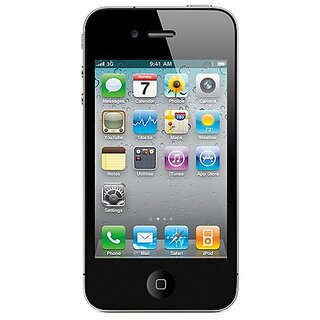                       (Refurbished) Apple iphone 4s (16 GB Storge, Black) - Superb Condition, Like New                                              