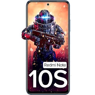                       (Refurbished) Redmi Note 10S (6 RAM, 64 Storage, Frost white) - Superb Condition Like New                                              