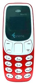 ONME Mini 10 (Dual Sim, 1.68 Inches Display, 800mAh Battery, Red)