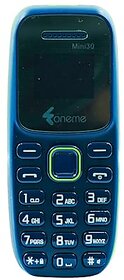 ONME Mini 30 (Dual Sim, 1.68 Inches Display, 800mAh Battery, Blue)