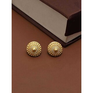                       Aasiyaenterprises Traditional Gold Plated Graceful Fancy Earring For Girls  Women Alloy Stud Earring                                              