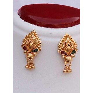                       Aasiyaenterprises Gold Plated Graceful Fancy Earring For Girls  Women Alloy Earring Set                                              