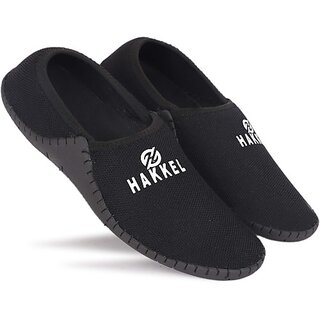                       Hakkel Casual Boot H146-Black Loafers For Men (Black)                                              