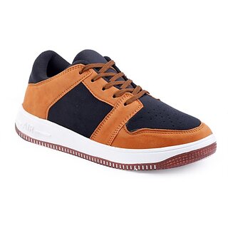                       Hakkel Casual Boot H146-Black Sneakers For Men (Navy, Brown)                                              