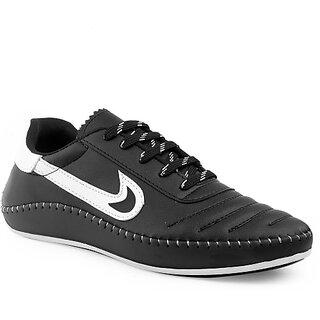                       Hakkel Casual Boot H146-Black Sneakers For Men (White)                                              